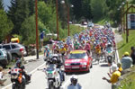 Tour de France 2005 rolls through La Tania