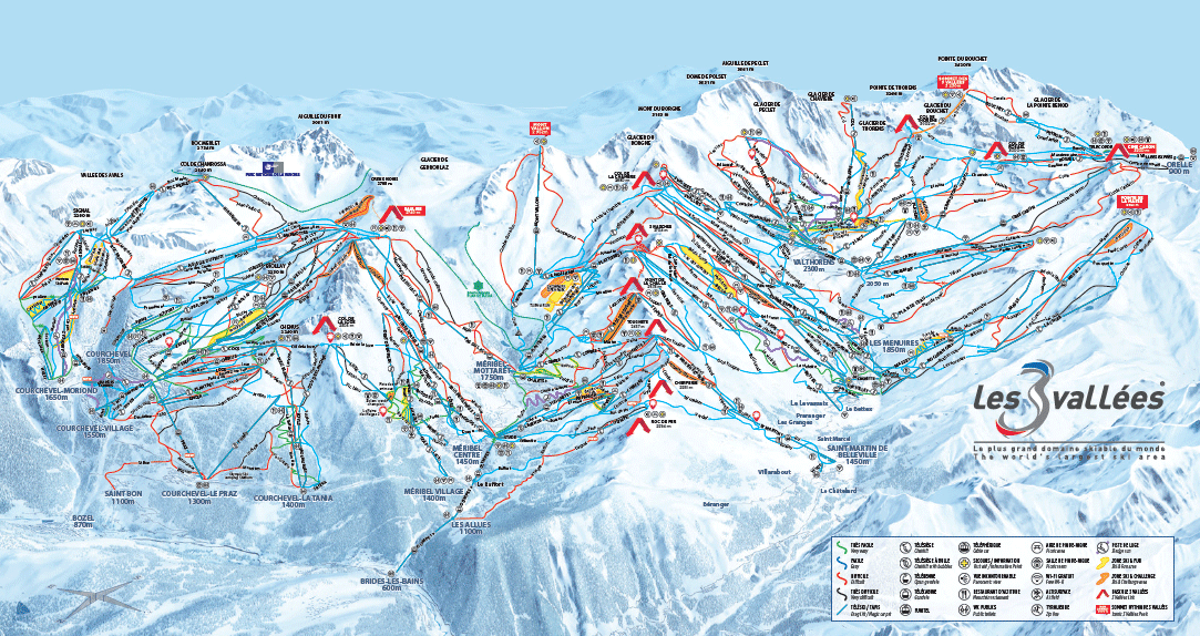 La Tania latania.co.uk La Tania Ski Resort, skiing snowboard